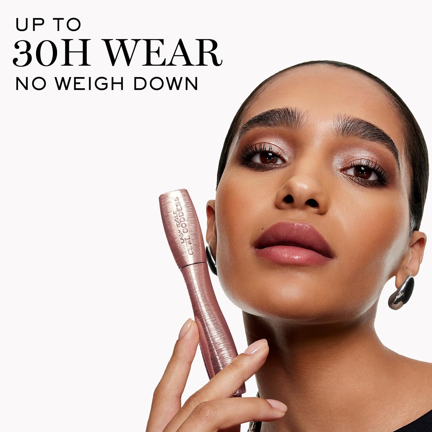 Lancôme Curl Goddess Mascara 01 Black – Volumizing & Curling Mascara for Dramatic Lashes, 1.5x Curl Boost, +800% Volume, 30H Hold, Clump-Free, Weightless, Fanned-Out Lashes - Image 6