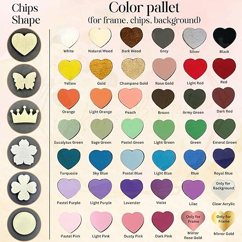 Miniatura 8 de Butterfly Guest Book Alternative Frame Ideas Personalized Wooden Hearts For Wedding Guest Book With Butterfly Frame For Sign And Reception Wedding,