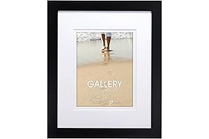Malden Black 16x20 Matted Picture Frame with an 11x14 Mat