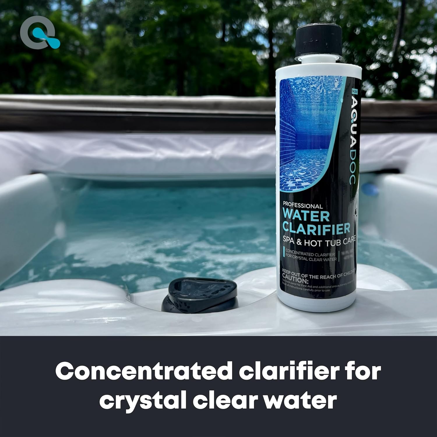 MAV AquaDoc Spa Clarifier & Hot Tub Clarifier for Fast Acting Cloudy Water Treatment - The Spa Clarifier Hot Tub Owners Love - 32 oz (2-Pack) - Image 2