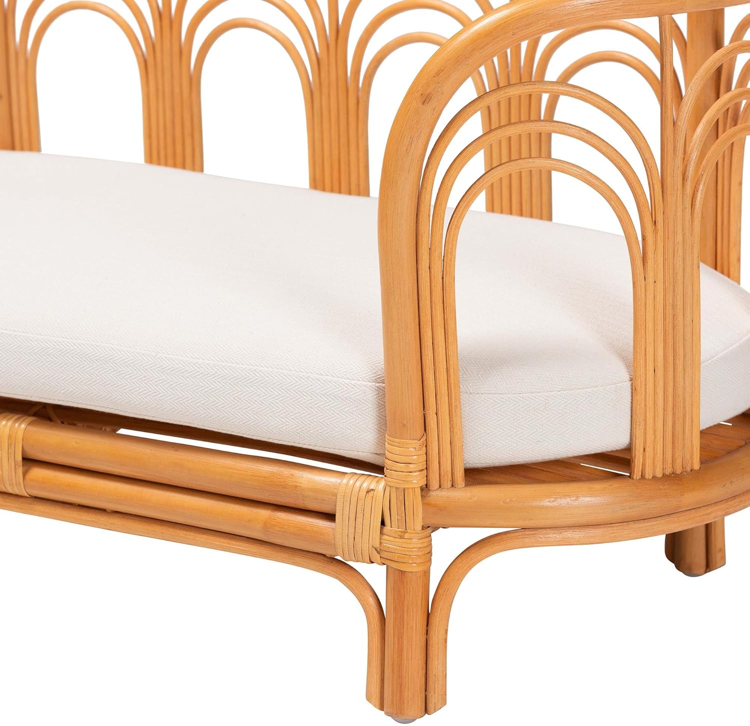 Bali & pari Nariko Bohemian Light Honey Rattan Pet Bed