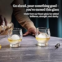 Vista 5 de Juego de 4 Vasos de Whisky y Bourbon de Libbey Signature, Copas de Coctel de Kentucky Bourbon Trail para Bar, Vasos de Degustación de Whisky