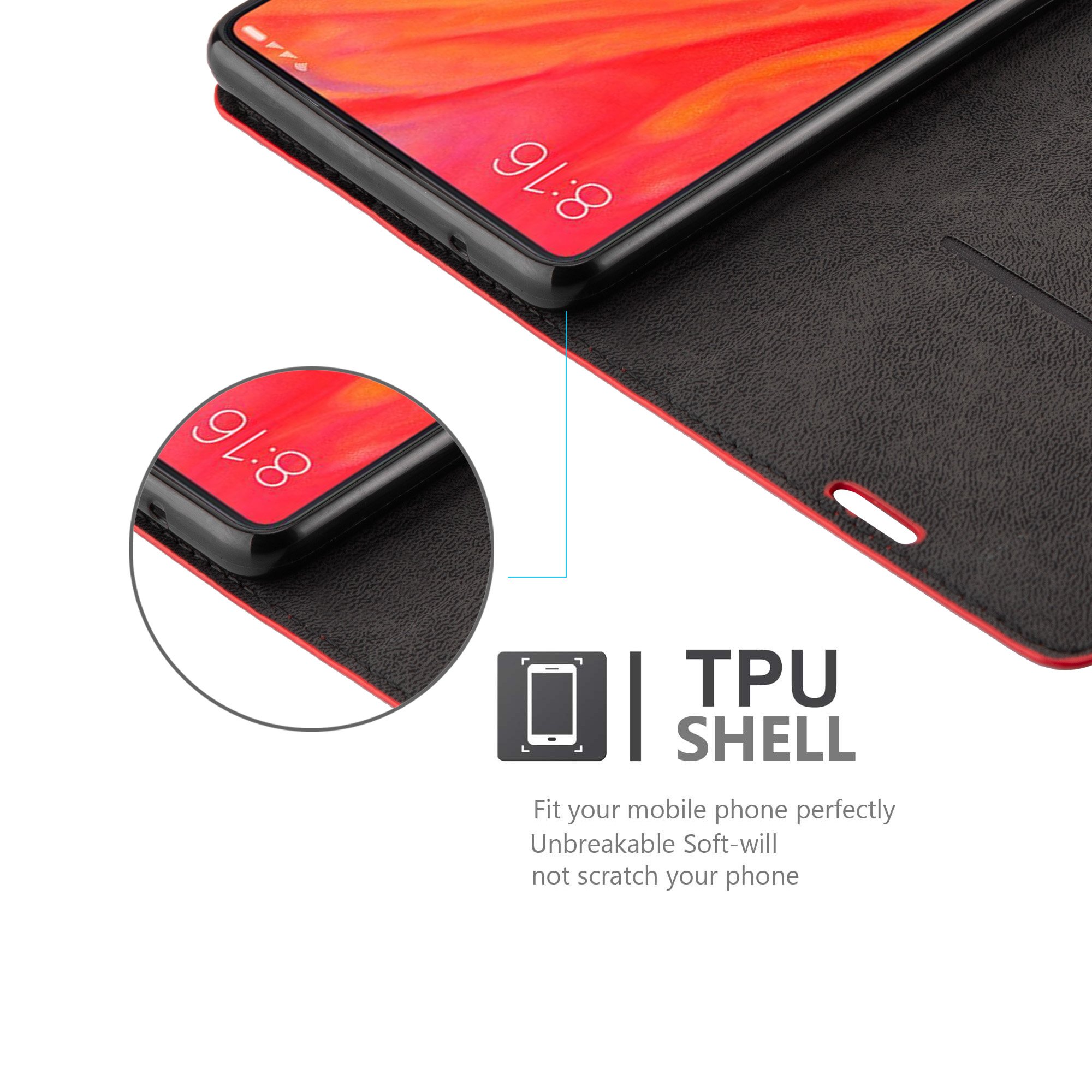 Cadorabo Custodia per Xiaomi Mi MIX 2S Book Cover