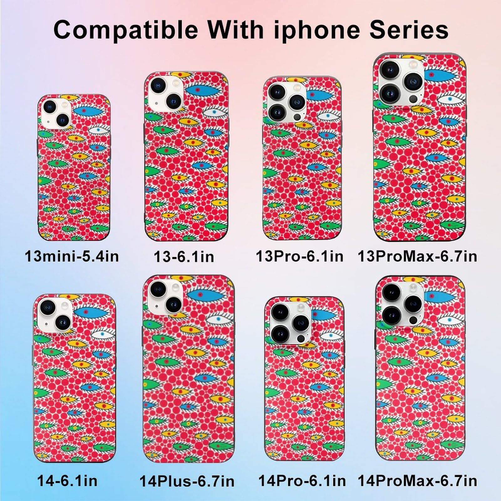Amazon.co.jp: Yayoi Kusama iPhone 14 Case, Smartphone Case, iPhone