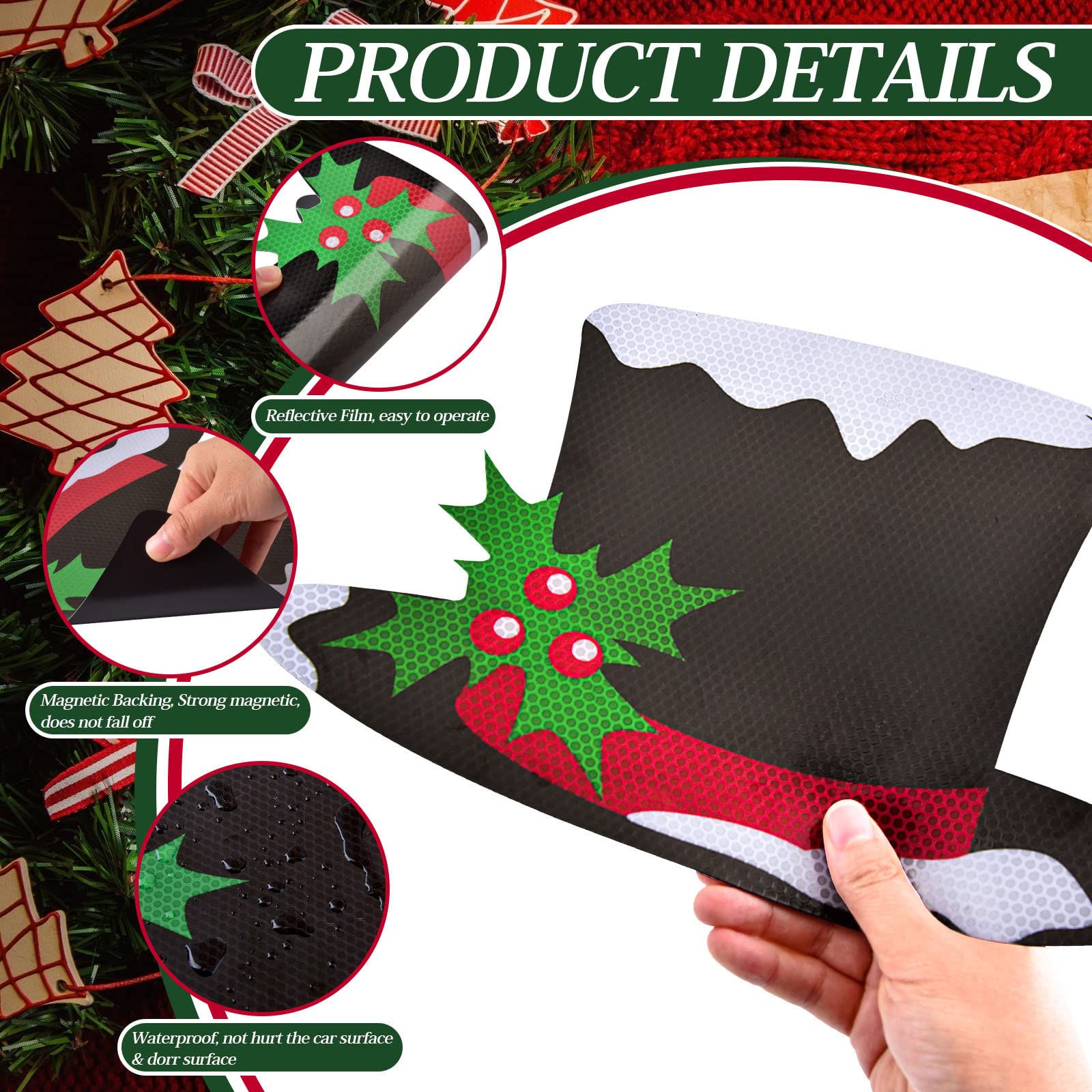 Kerst decoratie stickers sneeuwpop plaatjes 18 cm | Fun en Feest