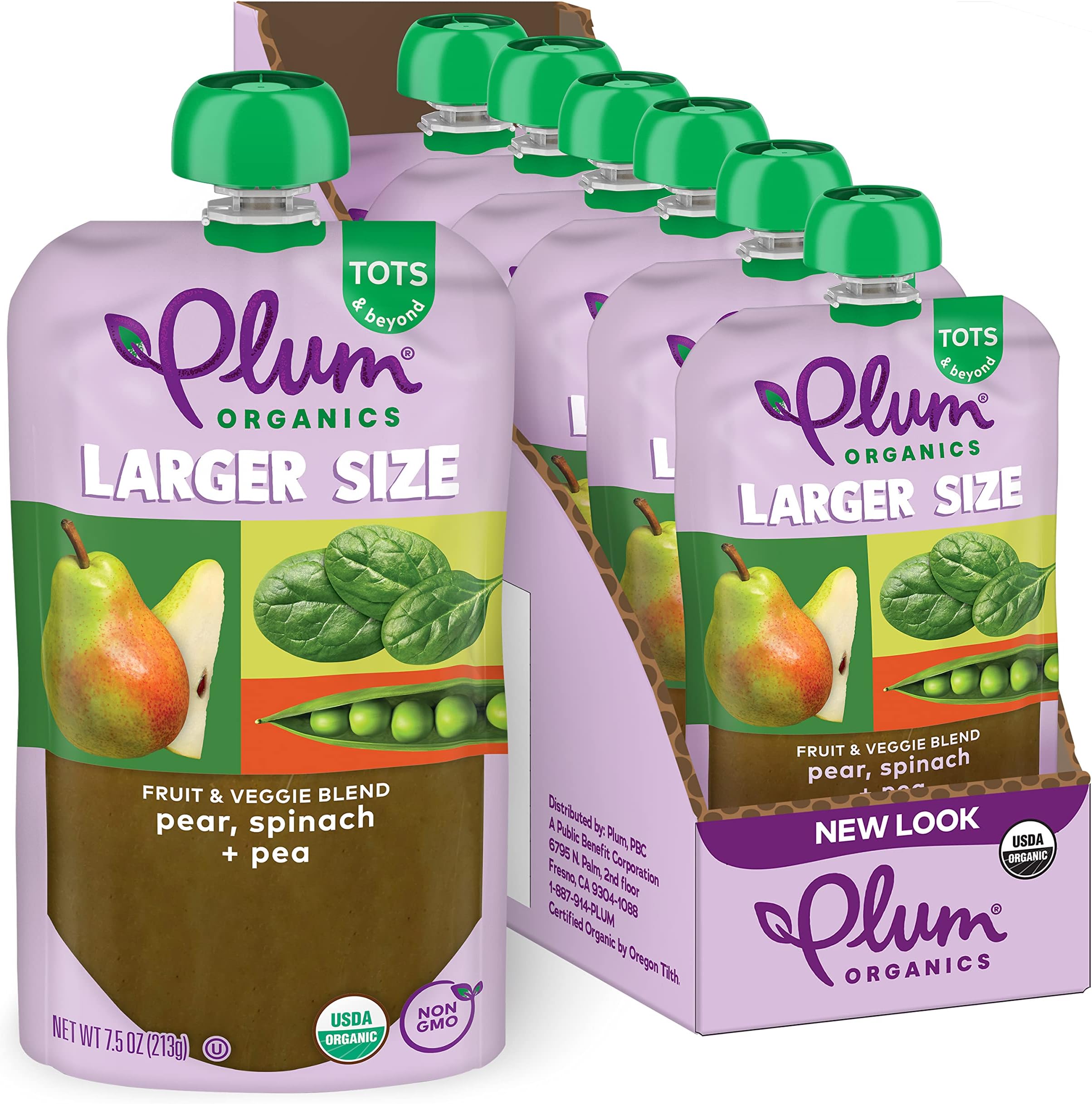 Plum Organics Pack Of Plum Organics® Stage Pear Purple Carrot