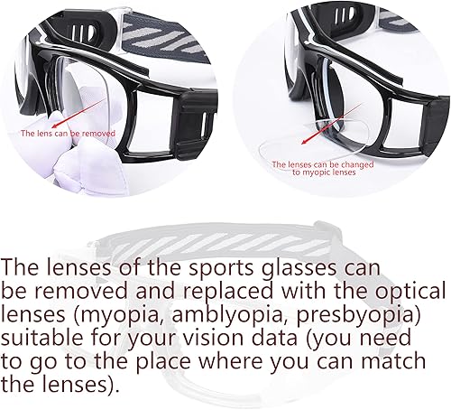 Miniatura 3 de SooGree Basketball Soccer Football Goggles Anti Fog Protective Sports Goggles Glasses for Men Women