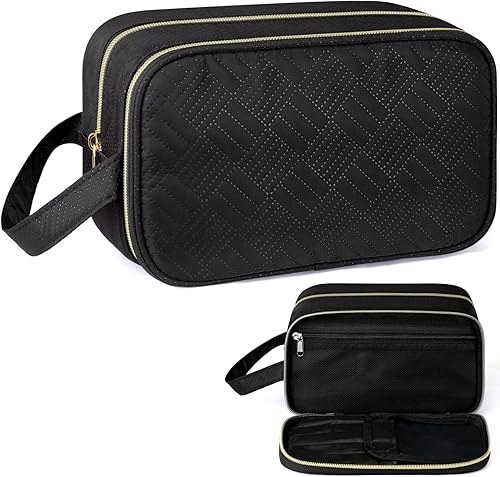 PACKISM Neceser de viaje para hombres y mujeres, kit Dopp resistente al agua para accesorios esenciales de viaje, bolsa de afeitar para artículos de