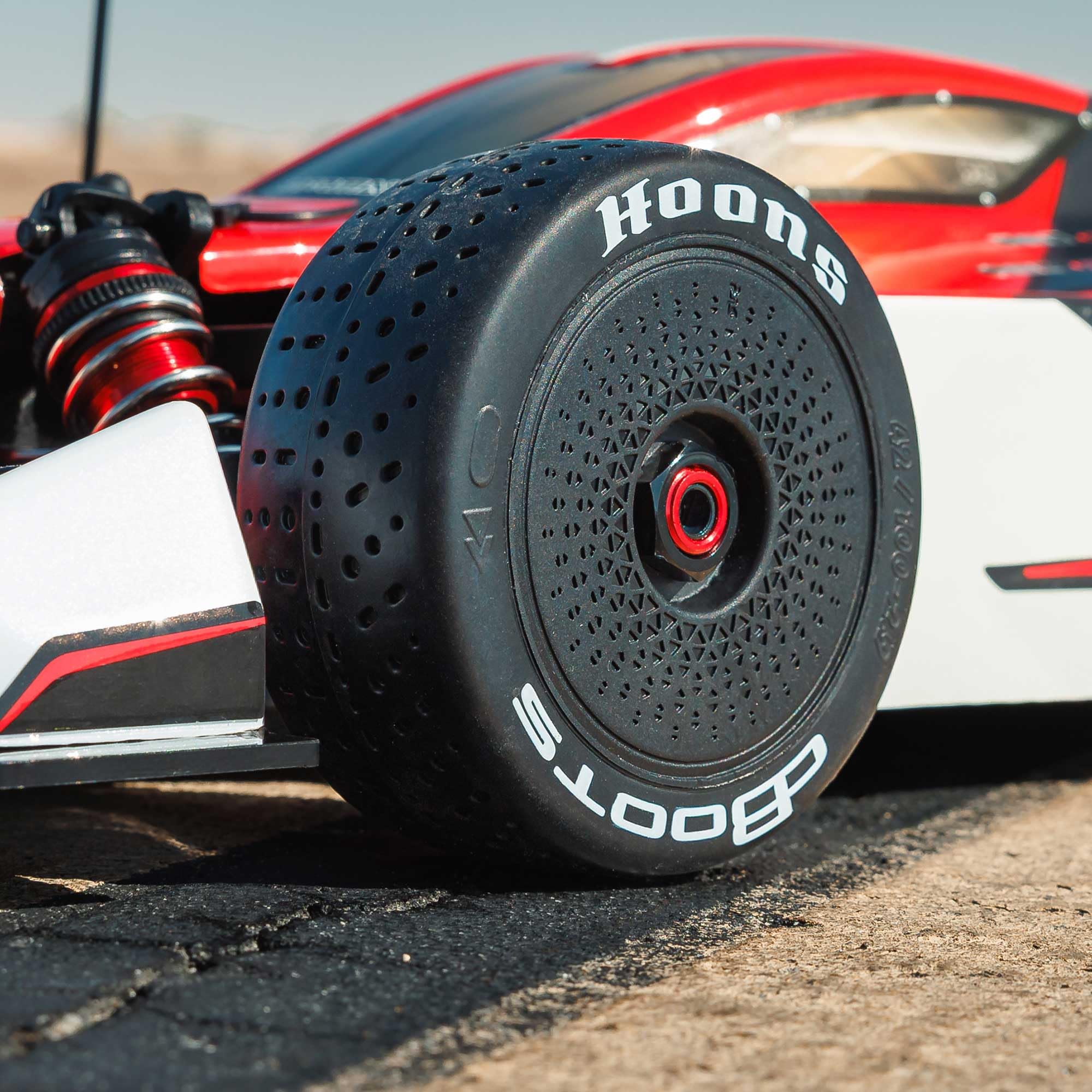 ARRMA Limitless 8S BLX 1/7 4WD Street Racer Brushless Speed Chassis bis 193 km/h, inkl. Spektrum Smart-Technologie, Aluminium-Chassis & aerodynamischem Body – Ready-to-Run (RTR) Red/Black | Speed Machine, AVC Technology, ARA7816T1