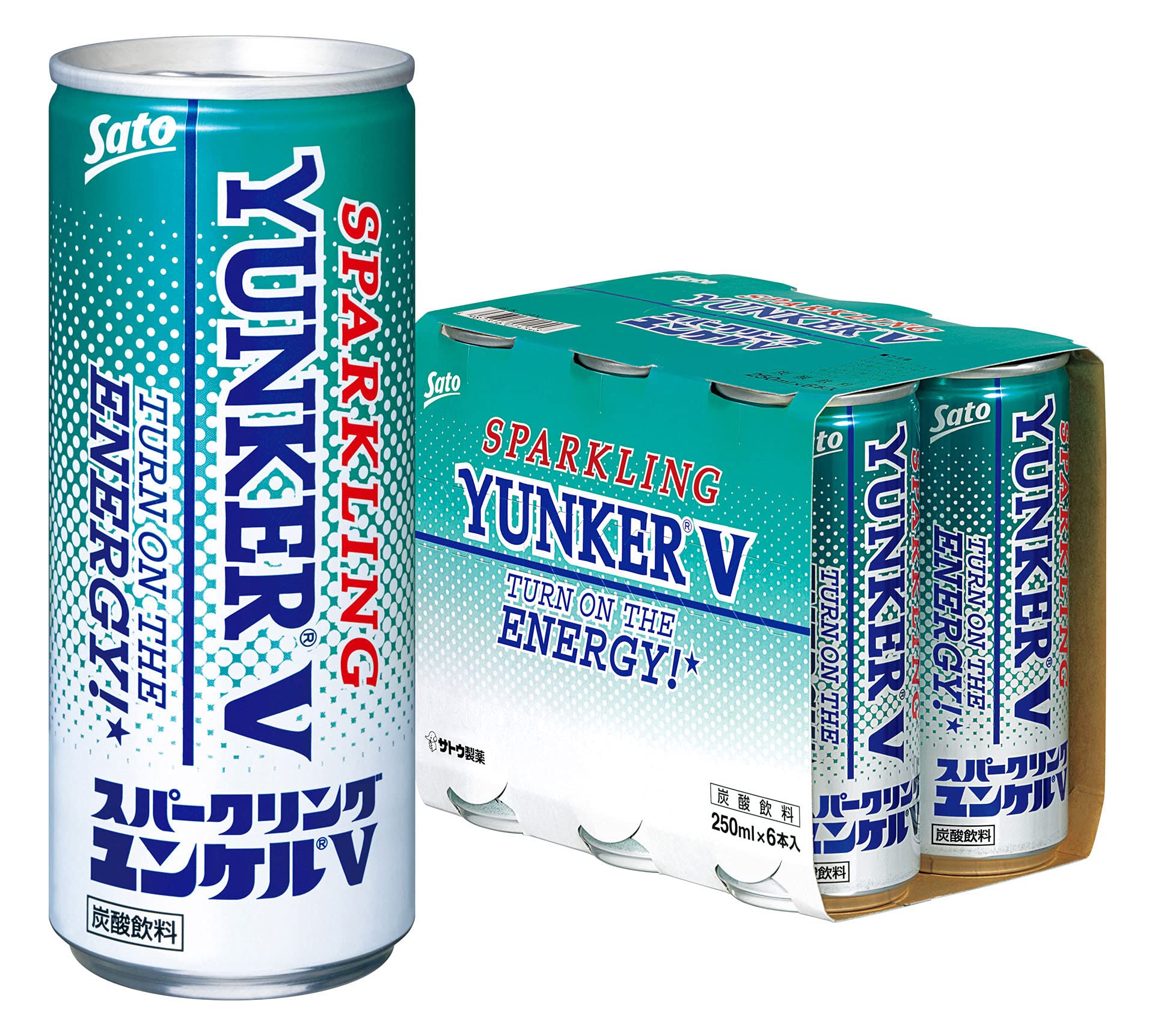 ユンケル 佐藤製薬 スパークリングV 250ｍL✕6本