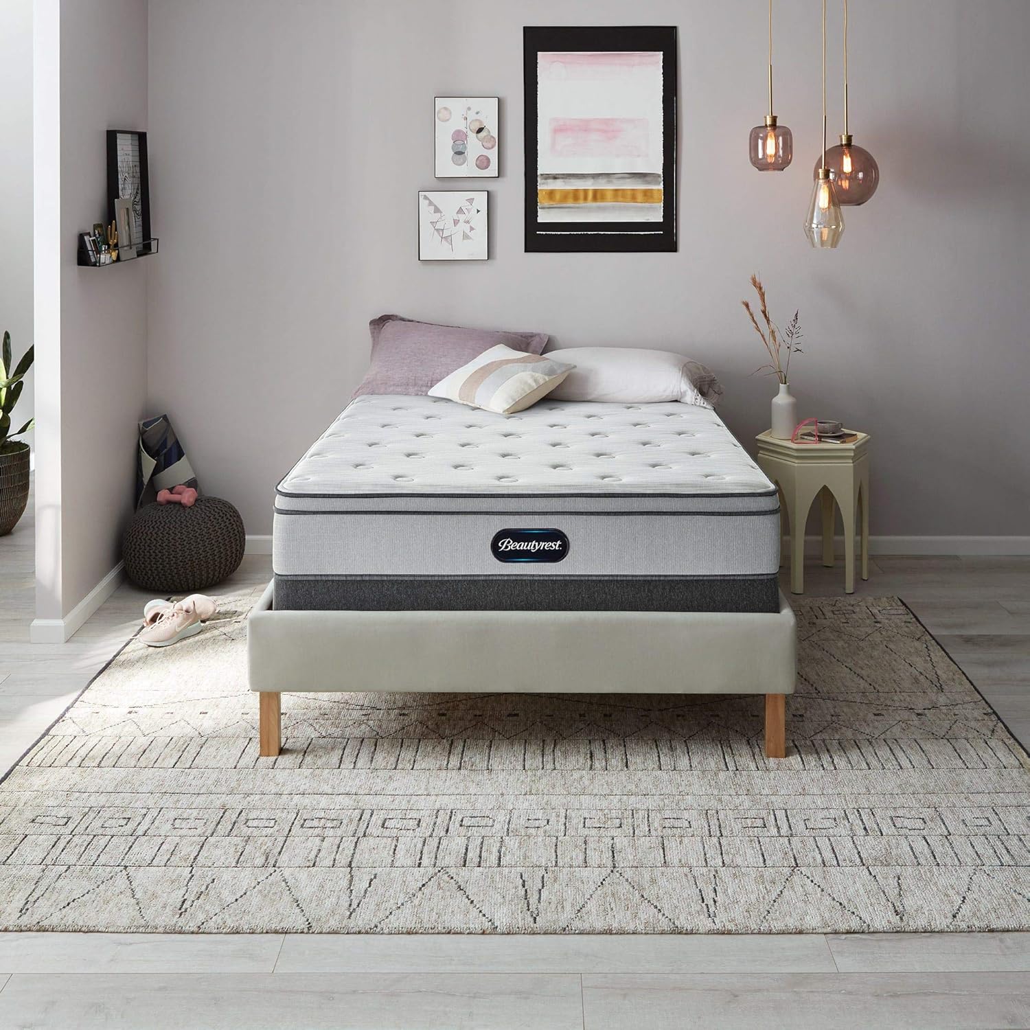 Beautyrest BR800 12 inch Plush Euro Top Mattress, Cal King