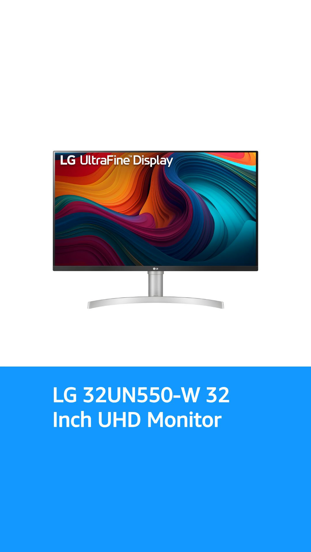 LG 32UN550-W Monitor 32