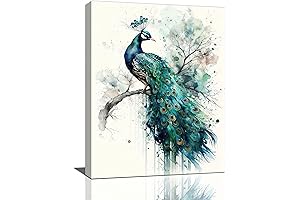 Enchanting Peacock Wall Art: A Majestic Symphony of Colors