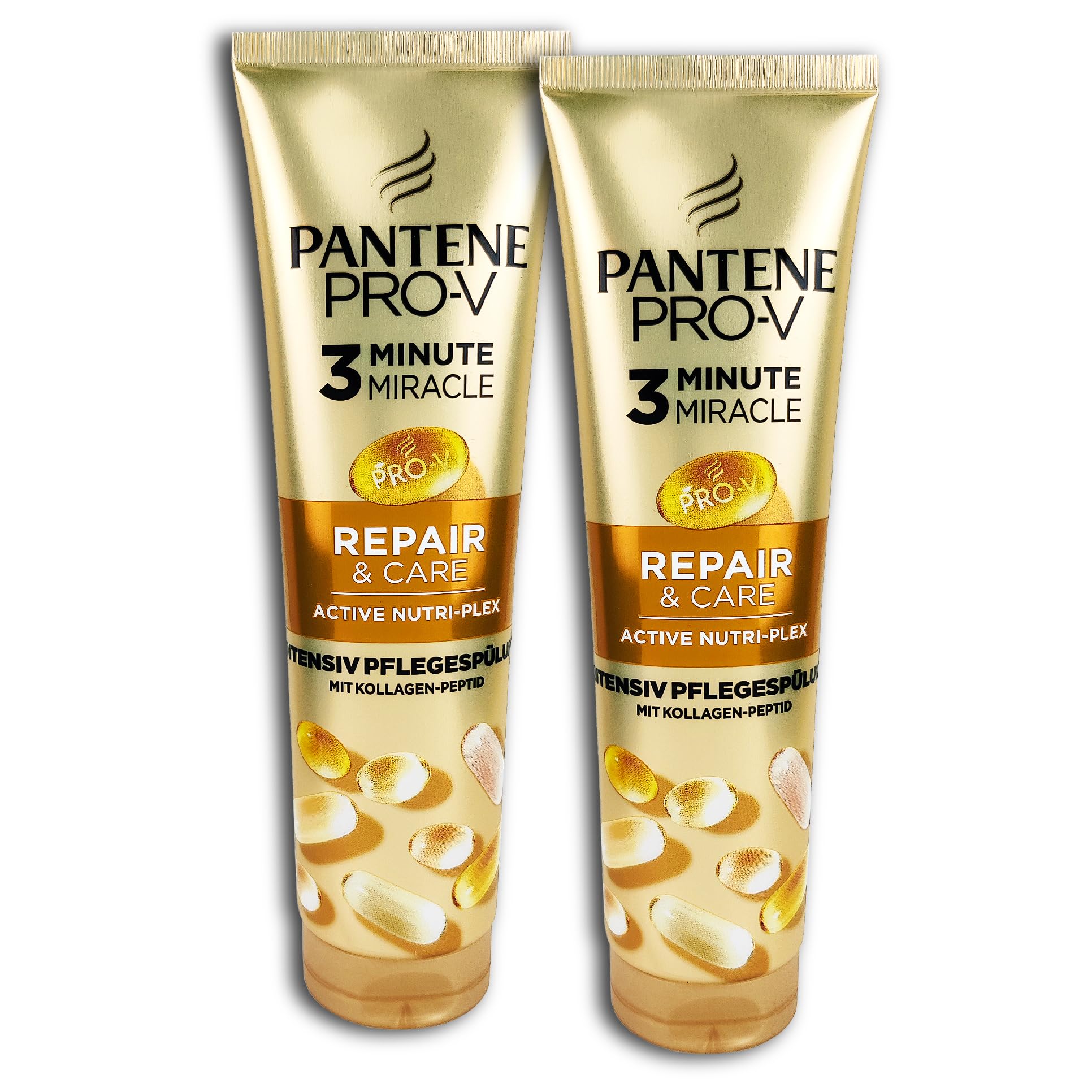 Pantene Pro-V Repair & Care 3 Minute Miracle Après-Shampooing Lot de 2 x 160 ml