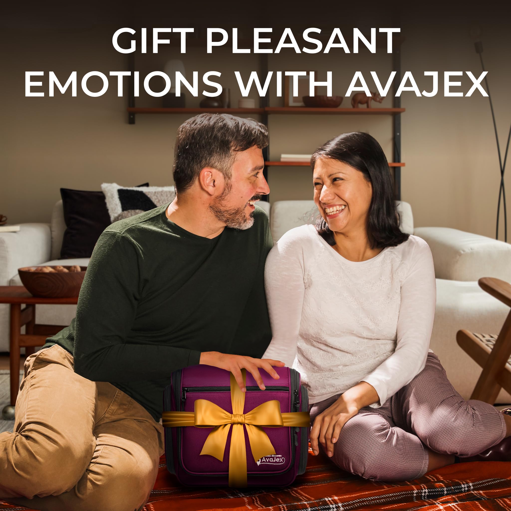 Bolsa de Aseo de Viaje Grande para Hombres y Mujeres, Organizador de artículos de Aseo, Cremalleras YKK y 19 Compartimentos para artículos de tocador