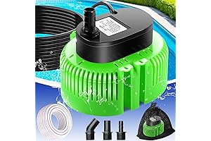 Pool Cover Pump above Ground-Submersible Sump Pump Swimming Water Removal Pumps, Sump...