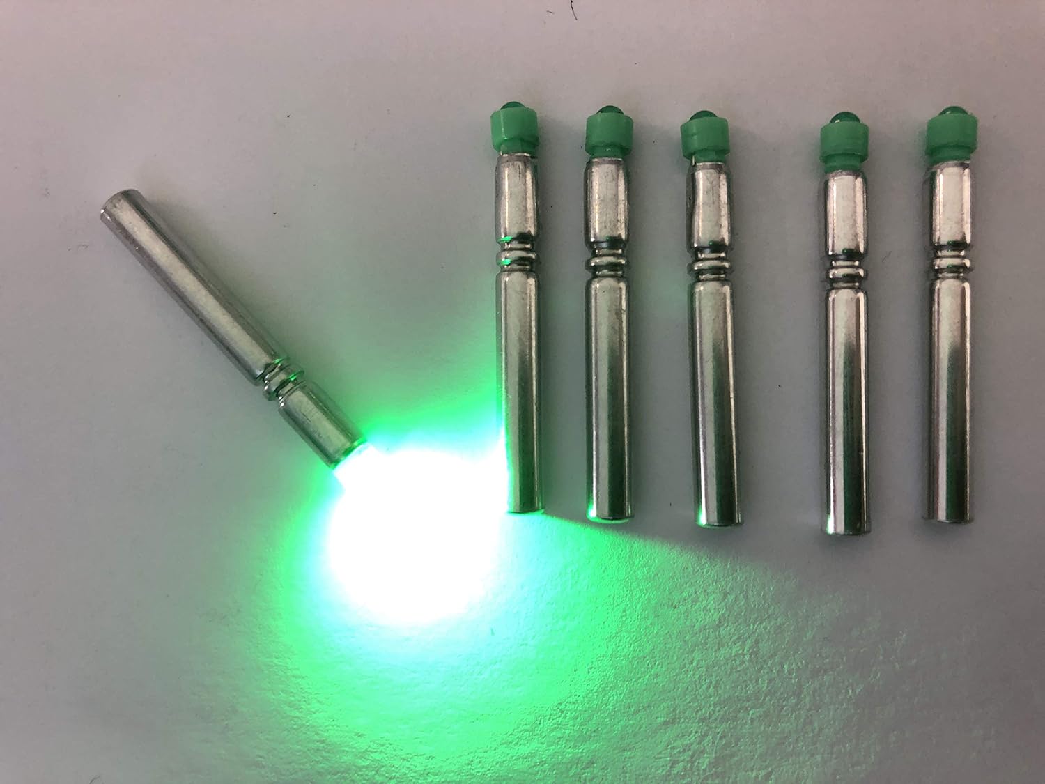 Led Replacment Thill Bobber Light Batteries (6) (Green)