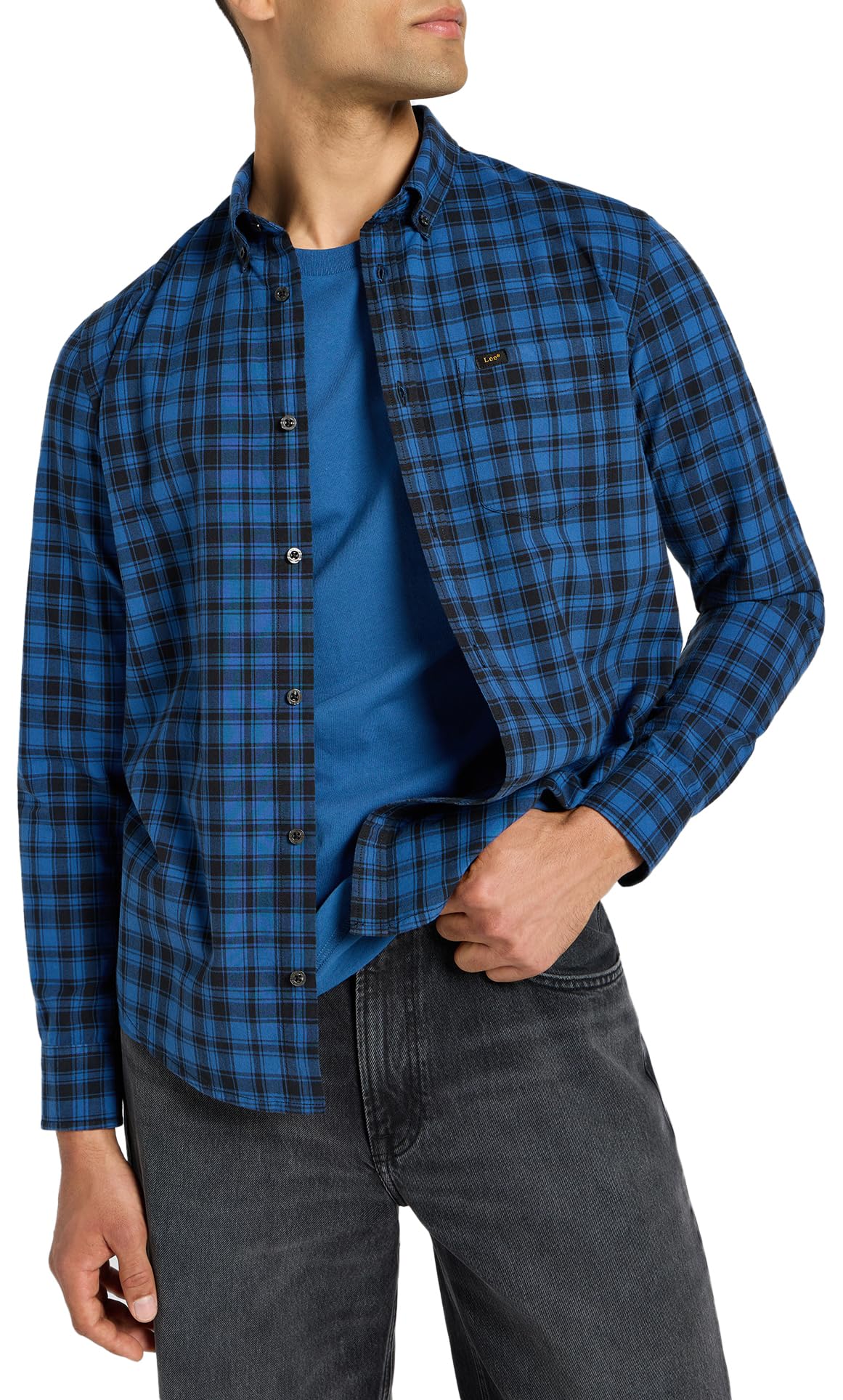 Lee Button Down Camisa para Hombre