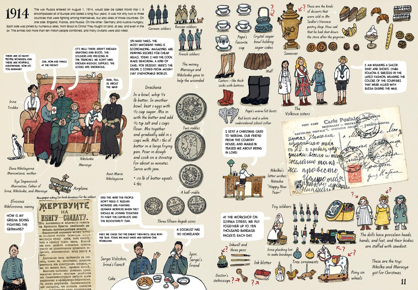 The Apartment: A Century of Russian History: 1: by Alexandra Litvina (Author), Anna Desnitskaya (Illustrator)