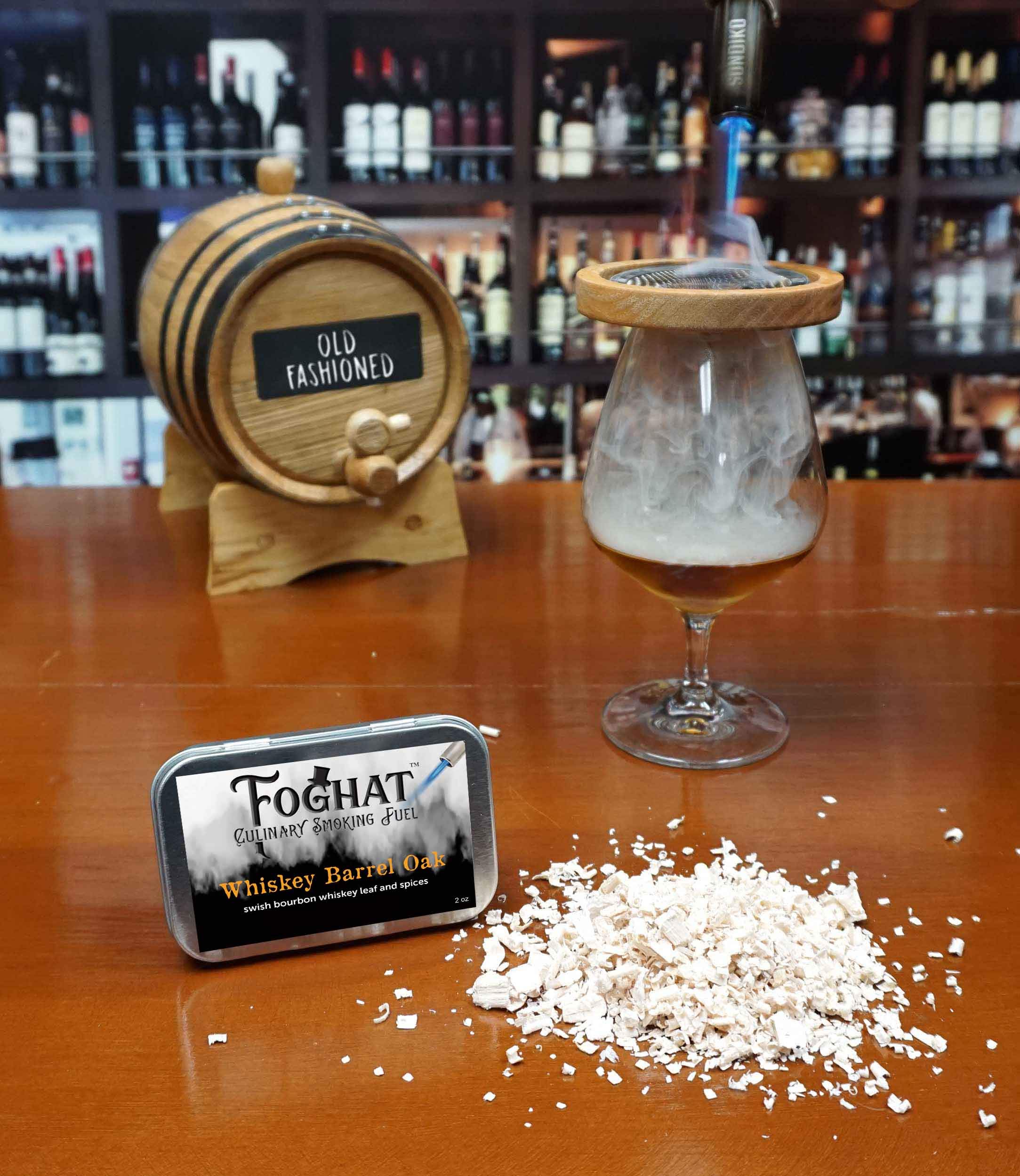 Whiskey Barrel Oak Wood Smoking Chips for Smoking Gun, Glass Cloche or