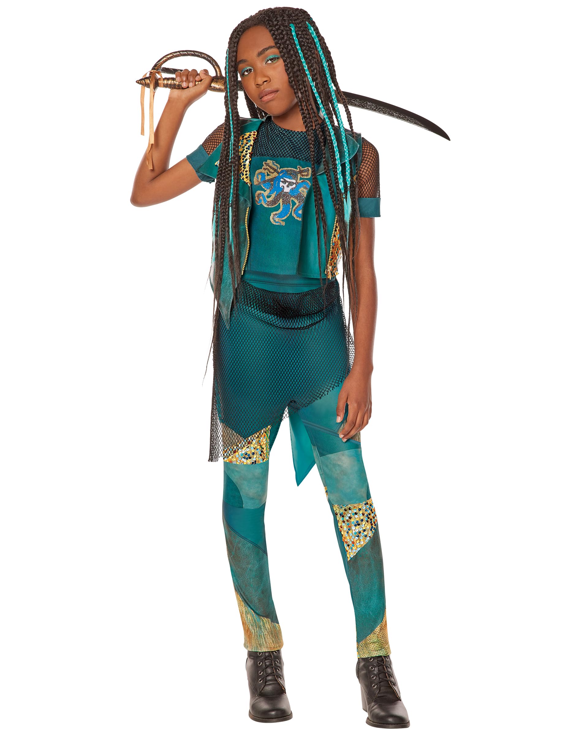 Spirit Halloween Descendants 3 Kids Uma Costume | Officially licensed | Disney | Uma Outfit