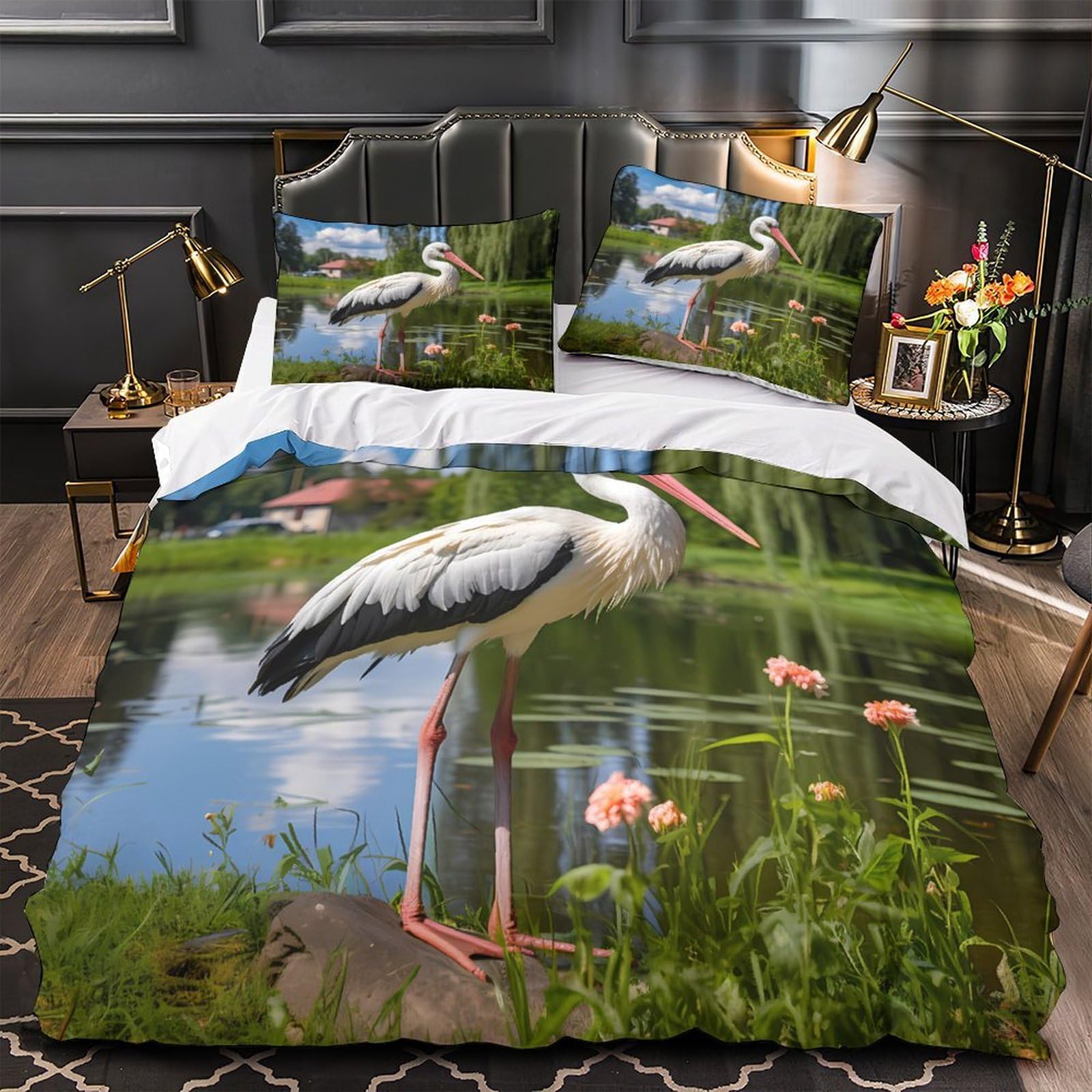 Cadeau idéal ado parure de lit chat 200x200 cm originale et douce