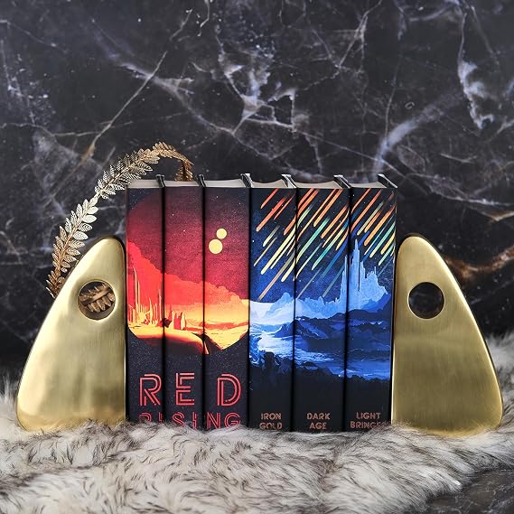 Pierce Brown Red Rising Extension Book & Jacket Set | 3-Volume Hardcover Set with Juniper Books Covers | Includes Iron Gold, Dark Age, Light Bringer