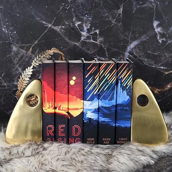 Pierce Brown Red Rising Extension Book & Jacket Set | 3-Volume Hardcover Set with Juniper Books Covers | Includes Iron Gold, Dark Age, Light Bringer