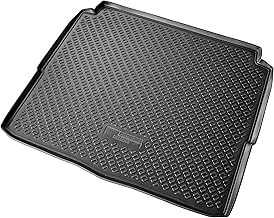 RECAMBO Tapis de protection de coffre pour Citroën C5 Aircross - 2017-2025 - Tapis de coffre en caoutchouc 3D - Avec bord haut - Antidérapant - Robuste - Lavable