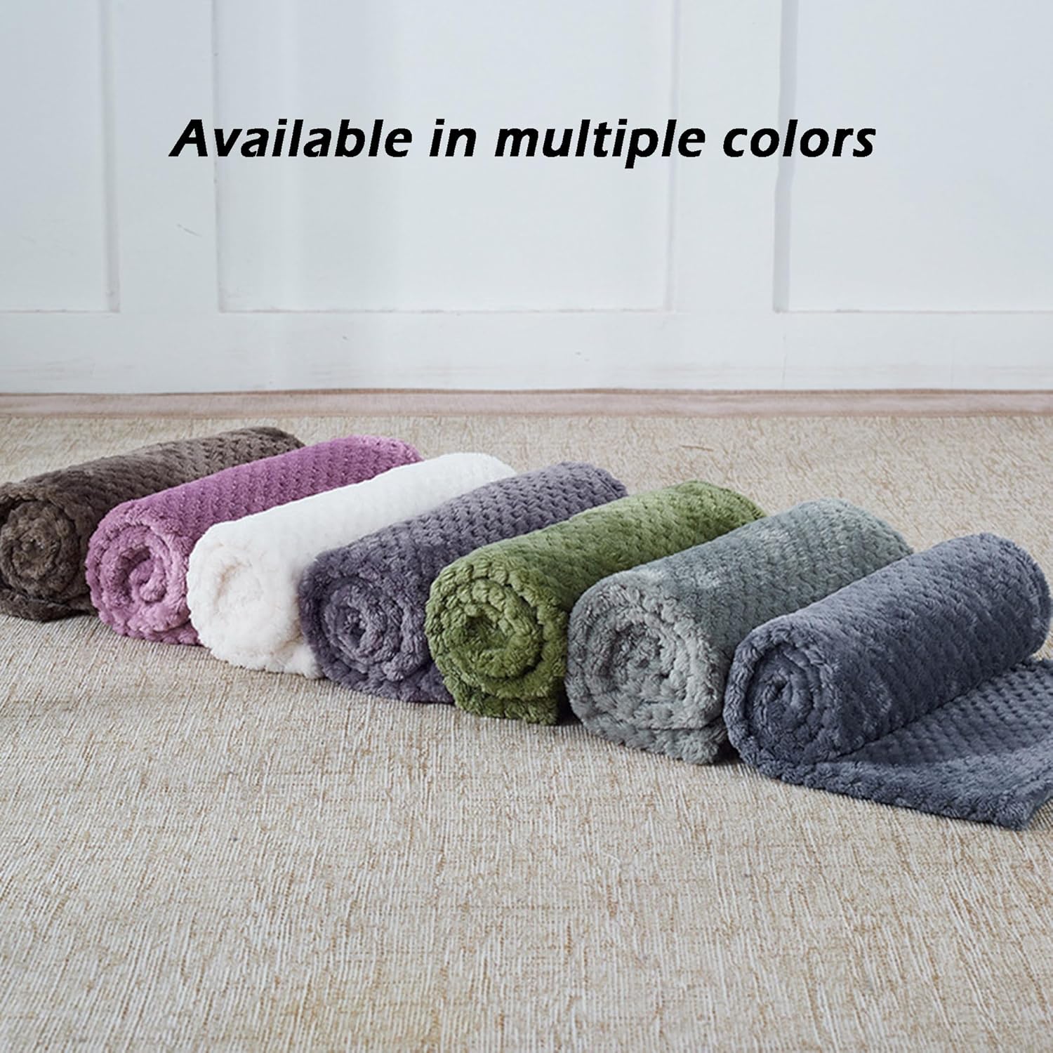 2 Pack Dog Bed Blankets, Soft Pet Blankets Pet Throw for Bed Couch Sofa, Washable Cat Blanket Cats Dogs Mat, Versatile Dog Throw for Small Medium Dogs and Cats (White,2pcs,150x100cm)