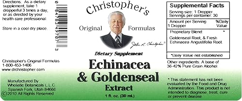 Miniatura 4 de Echinacea+Goldenseal Extact 1 Onzas