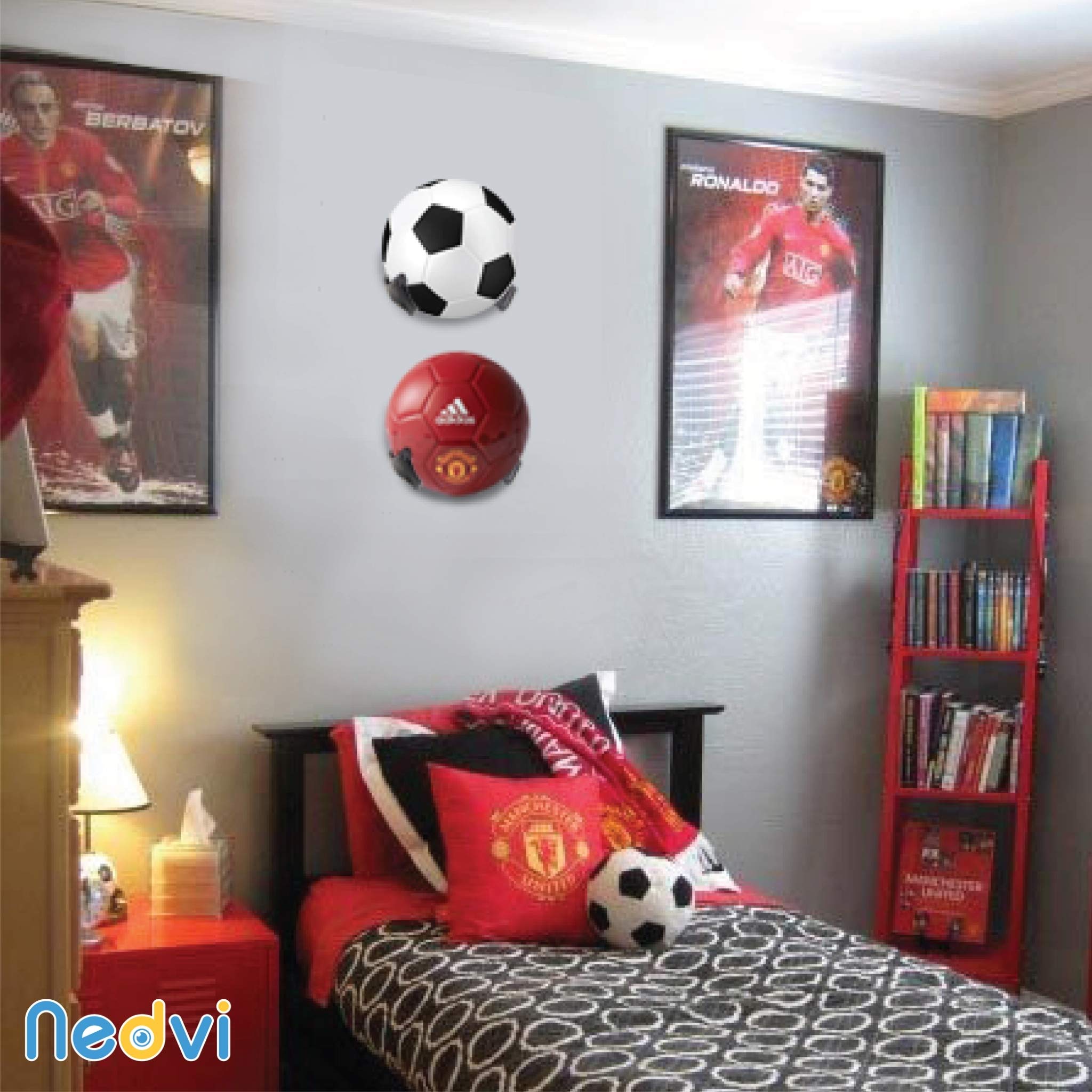 NEDVI Ball Holder Wall Mounted Space Saver Display Claw Display Stand