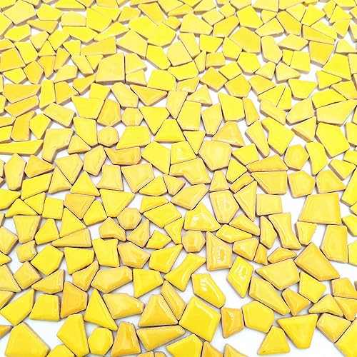 Vista 40 de Azulejos de mosaico de cerámica irregulares de 1.1 libras, piezas de mosaico, piedras para hacer mosaicos, manualidades, pasatiempos, artes