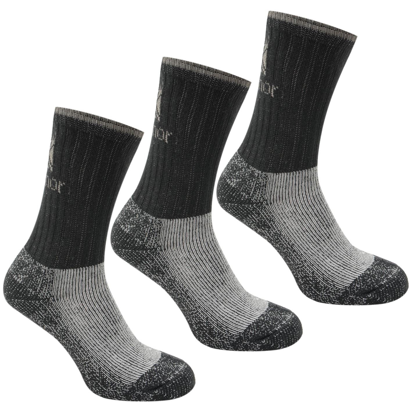Karrimor Mens Heavyweight Boot Sock 3 Pack Black Mens 7-11