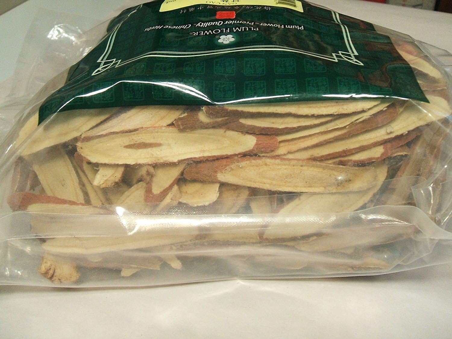 Licorice Root, medium slices / Gan Cao / Glycyrrhiza Uralensis - Bulk Herb 1.1lb / 500g : Health & Household