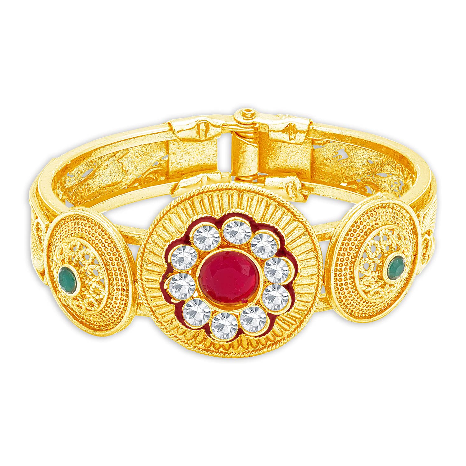 See full amazon price history chart for Sukkhi Stylish Gold Plated Kada For Women (K102158) Sukkhi Stylish Gold Plated Kada For Women (K102158) (B0B4X217K9) Amazon Price History, Amazon Price Tracker