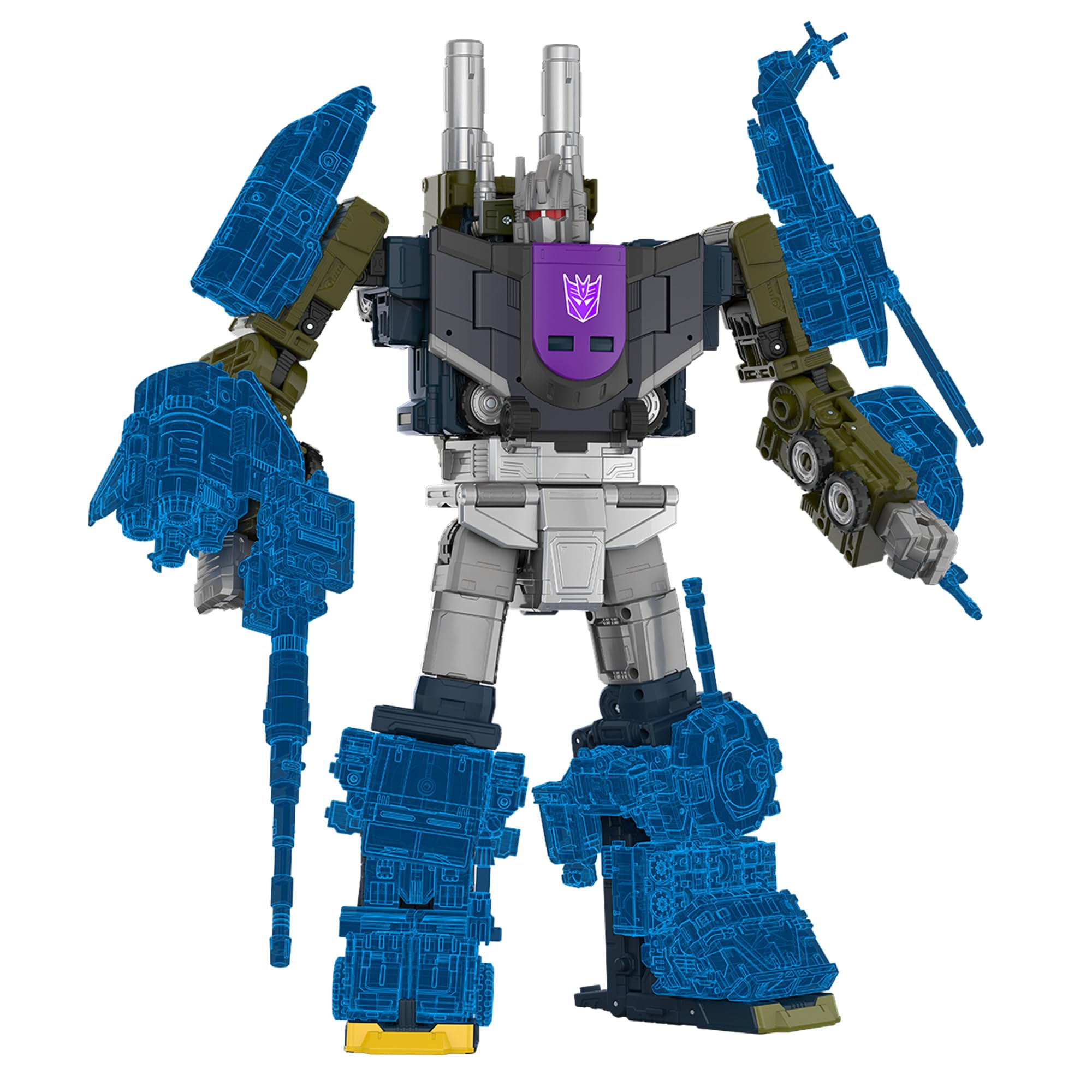 Transformers Age of the Primes Combaticon Onslaught, Commander Class 17-cm Converting Action Figure, Robot Toys for Ages 8+ - Image 4