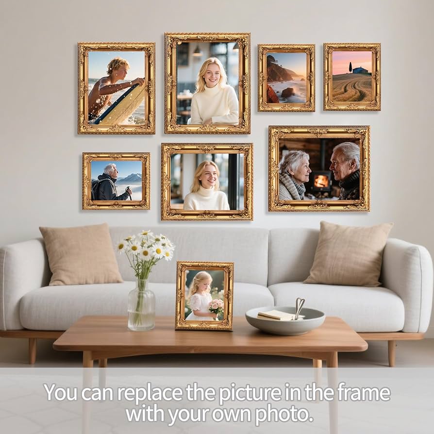 Amazon.com - HAOYUANFRAME Wooden Vintage Picture Frame 12X16