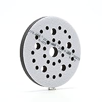 Vista 3 de Cubitron Almohadilla de disco de interfaz suave de lijado limpio, múltiples agujeros, almohadilla de respaldo de disco para lijadora al vacío