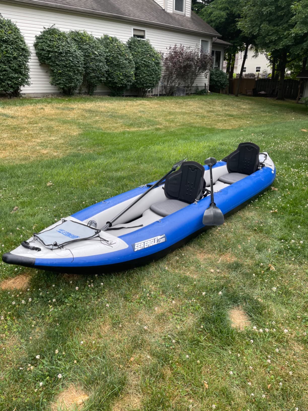 67/mo Finance Sea Eagle Inflatable 420X Explorer Kayak Pro Carbon Package Buy Now, Pay Later