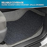 Vista 54 de BDK Premium Carpet Floor Mats for Cars - Universal Fit Interior 4-Piece Car Mats Full Set with Vinyl Heel Pad Protector - Cute Car Accessories