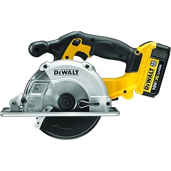 Scie Circulaire Metal Dewalt 18v Xr Li Ion 4ah Dcs373m2 Amazon Fr Bricolage