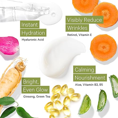 Miniatura 3 de Tree To Tub Retinol - Hidratante facial antienvejecimiento para piel seca y sensible, hidratante facial de ácido hialurónico antiarrugas, vitamina A