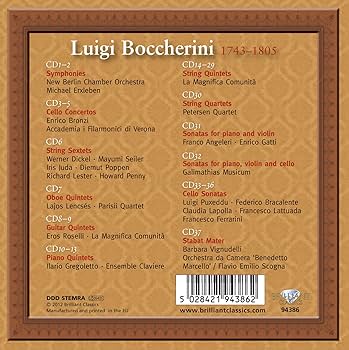 新品未開封 ボッケリーニ・エディション BOCCHERINI EDITION Amazon.co.jp: Boccherini Edition: ミュージック
