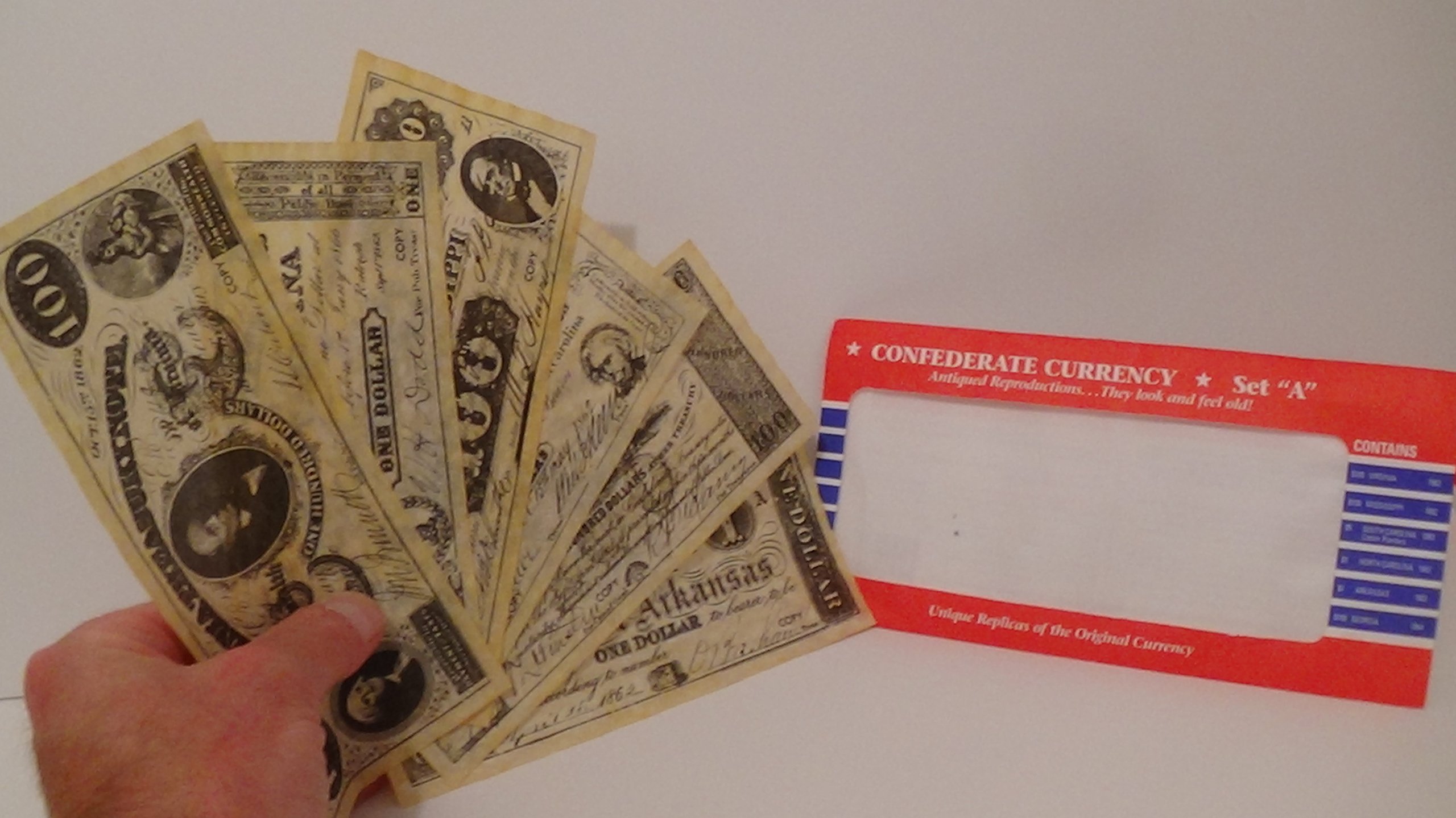 Snapklik.com : Confederate Currency Set A
