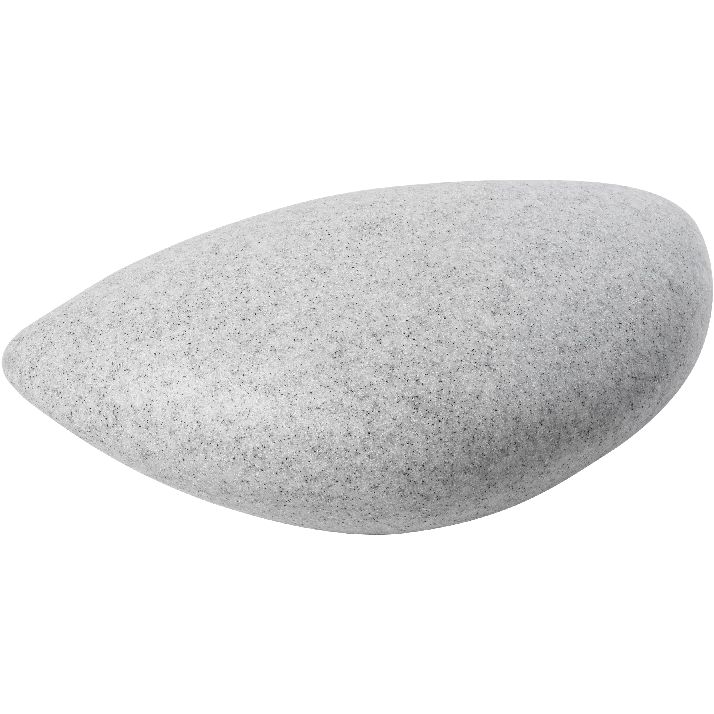GTV – Außenleuchte MARMO STONE Ø60 cm, Gartenkugel mit 2x E27-Fassung, 2,5 m Kabel, Steinoptik, wetterfeste Gartenlampe aus Polycarbonat, Leuchtkugel für Rasen & Außenbereiche