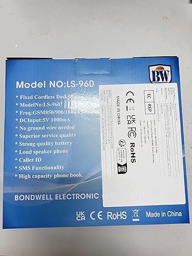 Miniatura 2 de Teléfono de escritorio GSM inalámbrico - Quadband, función SMS