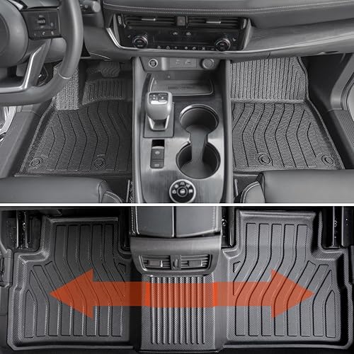 Miniatura 3 de powoq Alfombrilla de carga compatible con Nissan Rogue 2021-2024, no modelo deportivo, alfombrilla de repuesto para Nissan Rogue 2021 2022 2023 2024