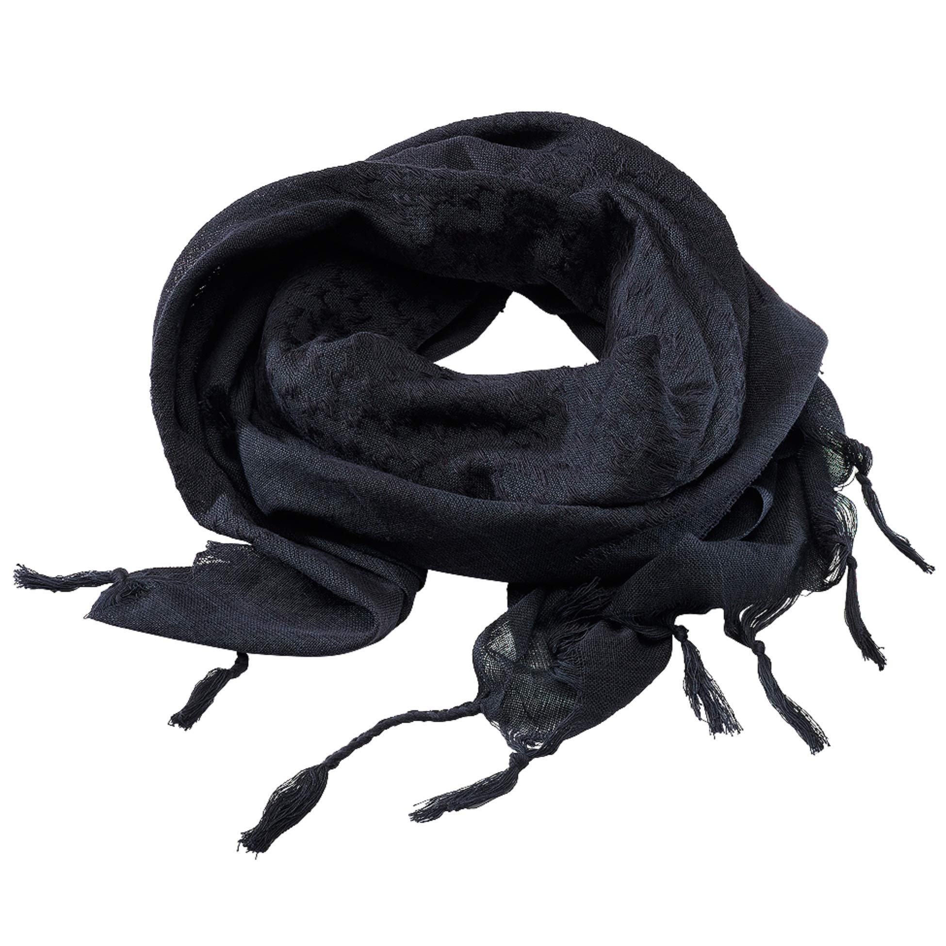 Brandit Shemag Scarf Cotton Skin Friendly Military Outdoor Headscarf Navy Black