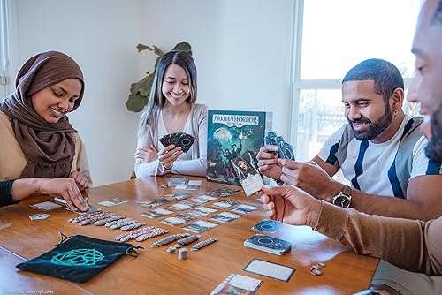 Vista 12 de Fantasy Flight Games Arkham Horror The Card Game Shattered Aeons Mythos Pack – ¡Descubre verdades cósmicas! Juego de cartas cooperativo de vida, a